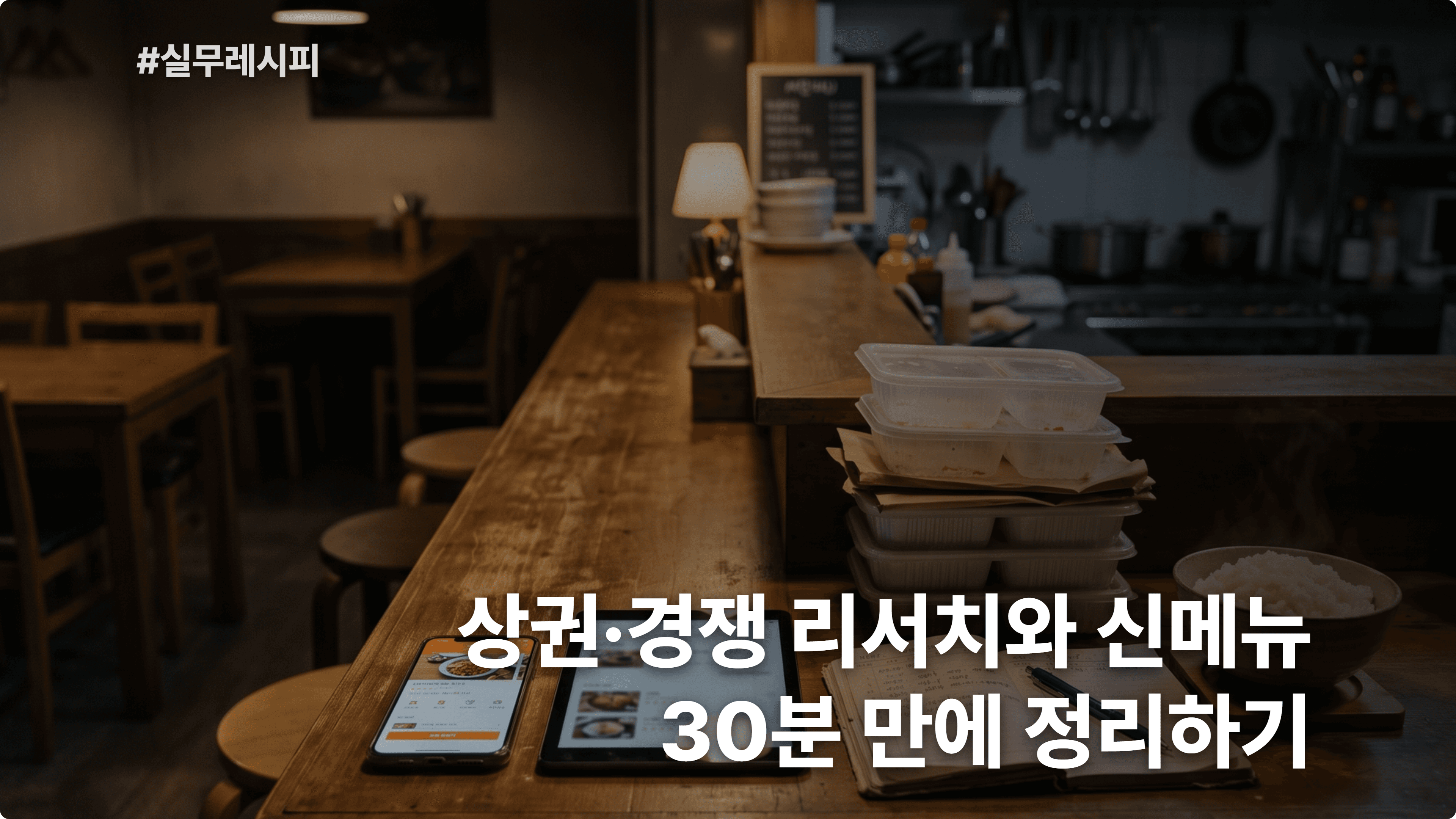 [동네 식당] Perplexity로 상권·경쟁 메뉴·가격 리서치 + 신메뉴 아이디어 30분 컷