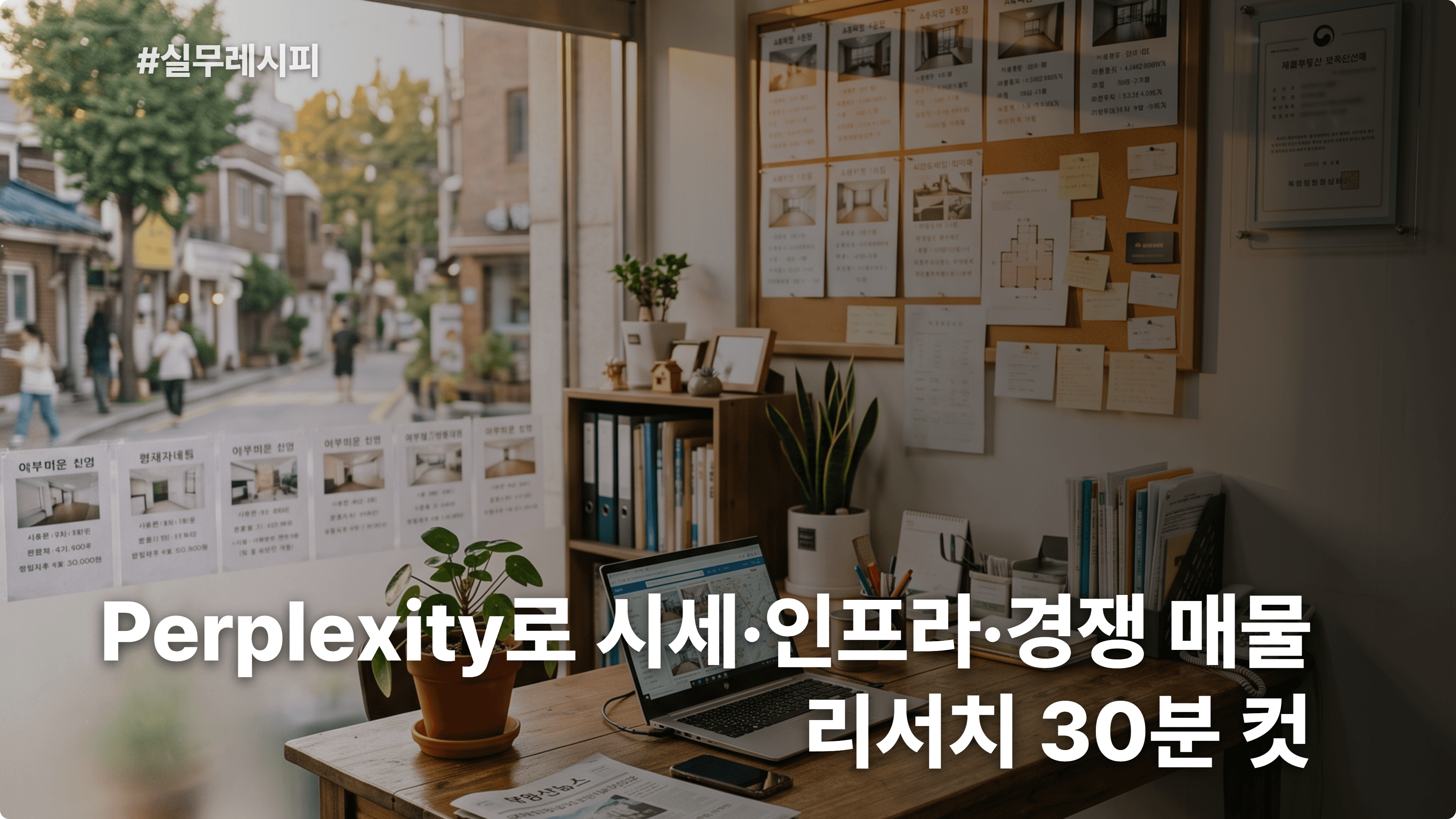 [부동산 중개사] Perplexity로 매물 시세·주변 인프라·경쟁 매물 리서치 30분 컷