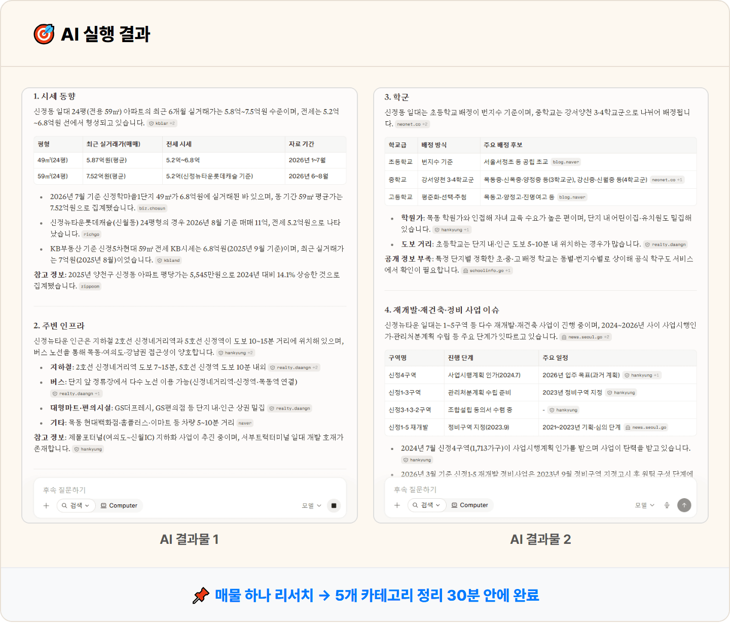 [부동산 중개사] Perplexity로 매물 시세·주변 인프라·경쟁 매물 리서치 30분 컷