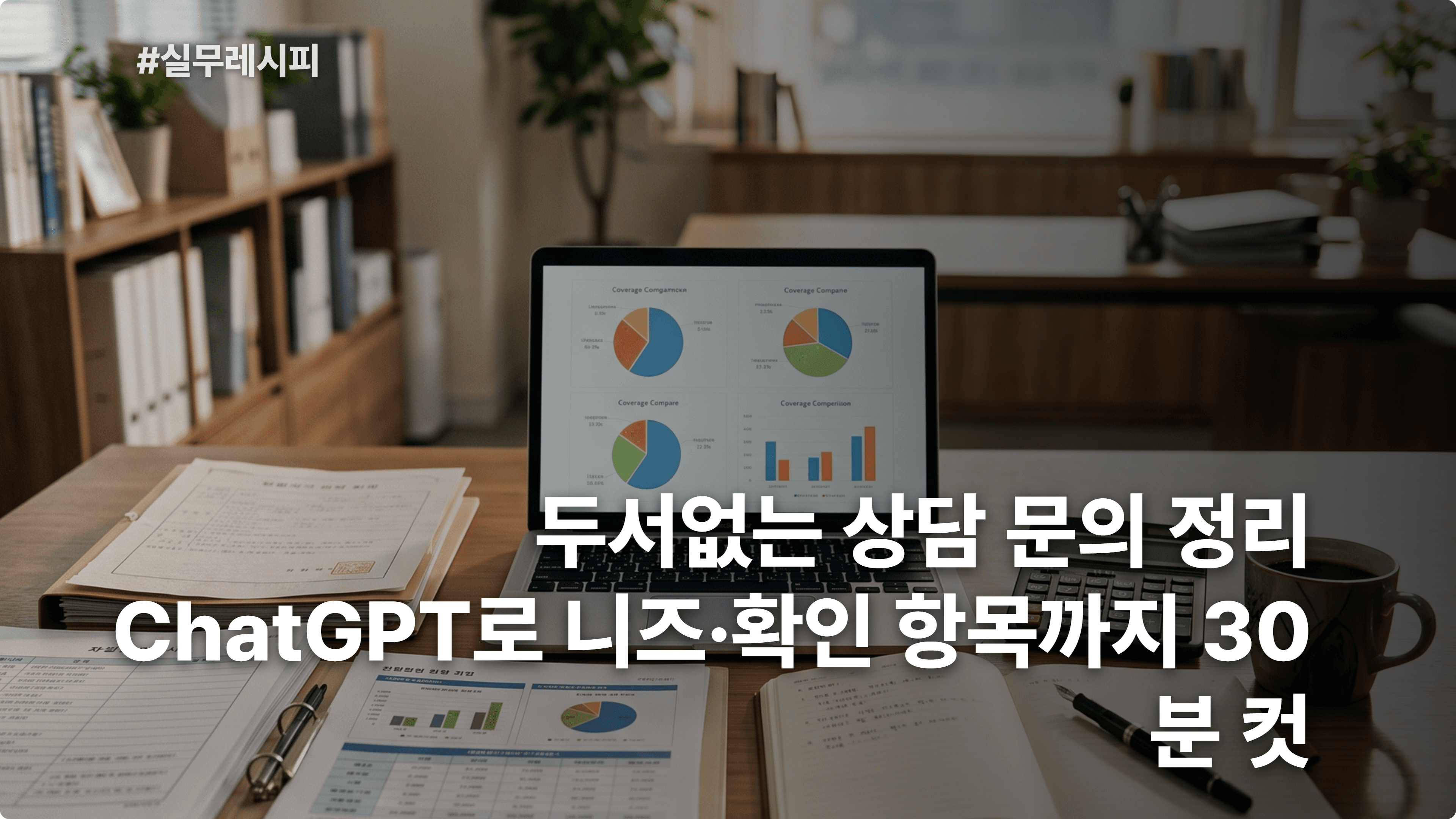 [보험 설계사] ChatGPT로 고객 상담 요청·문의를 니즈·보장 항목으로 정리 30분 컷