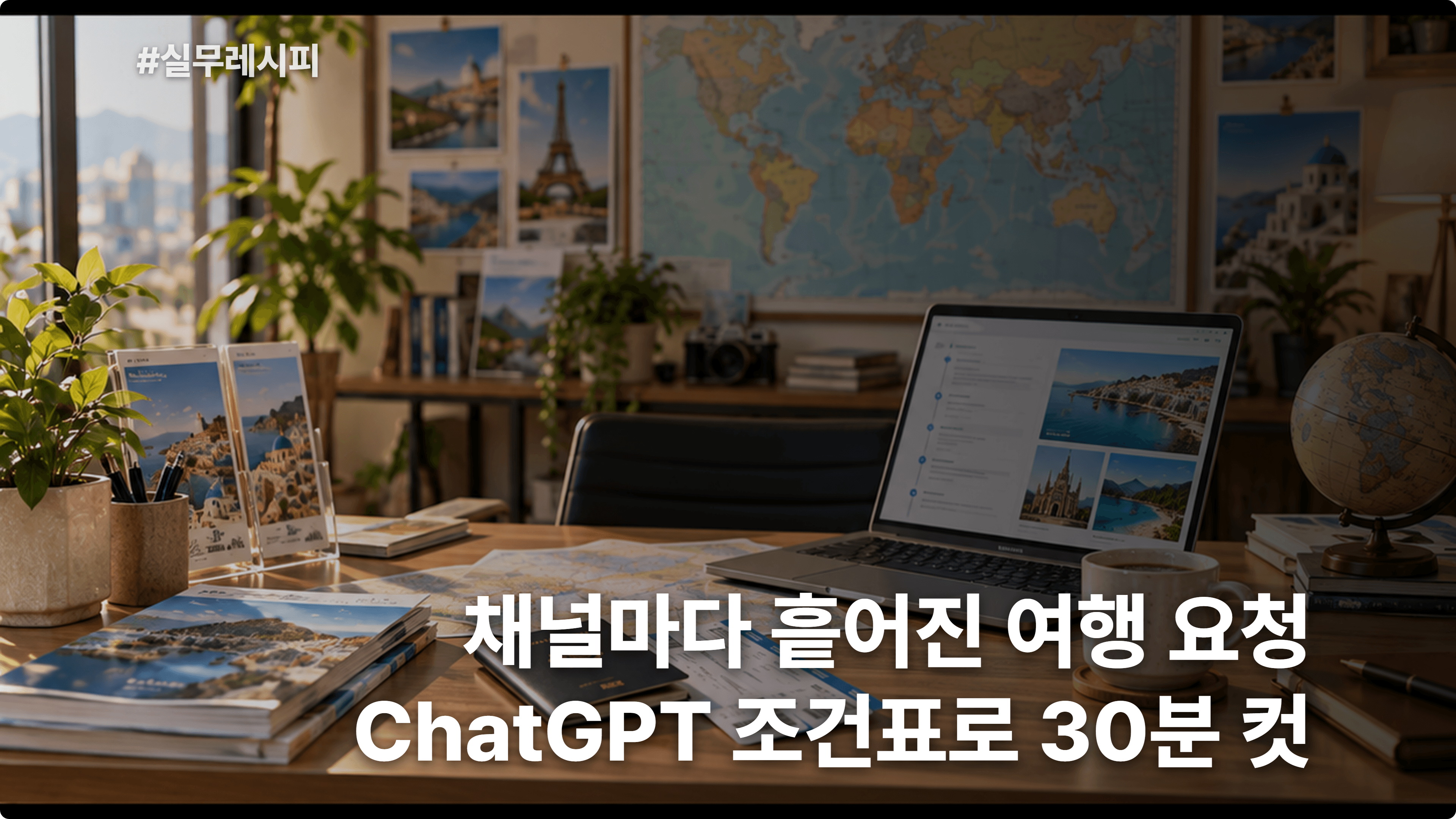 [여행사] ChatGPT로 고객 여행 상담 요청 정리·희망 조건 요약 30분 컷