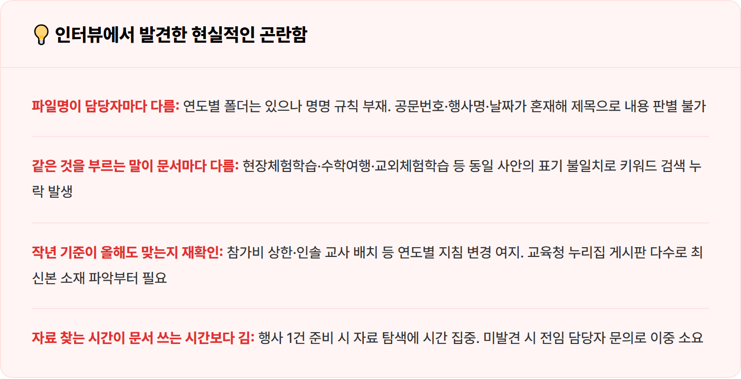 [학교 행정실무사] 작년 기준 찾느라 폴더만 뒤지던 오후, 제미나이 노트북으로 질문 한 줄