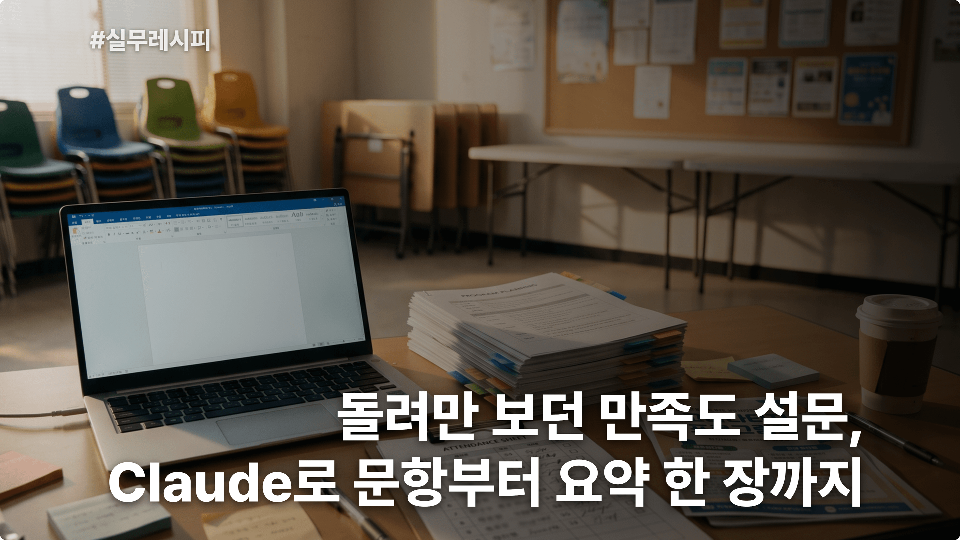 [복지관 사회복지사] 돌려만 보던 만족도 설문, Claude Artifacts로 문항부터 결과 요약 한 장까지